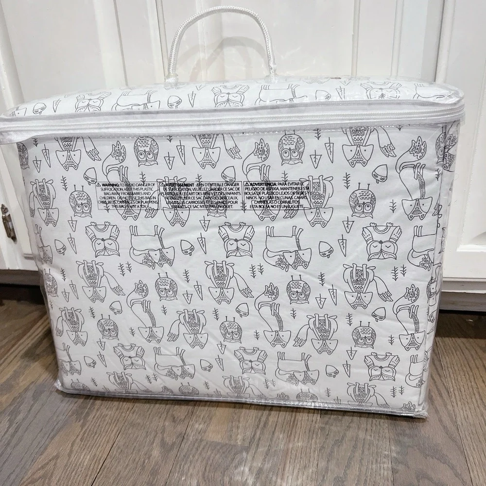 Trend Lab Sawyer 3 Piece Crib Bedding Set Nursery Animals NEW!